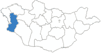 Map of Hovd aimag