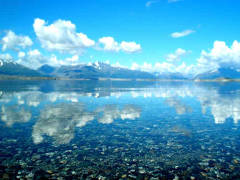 The lake Khurgan Nuur